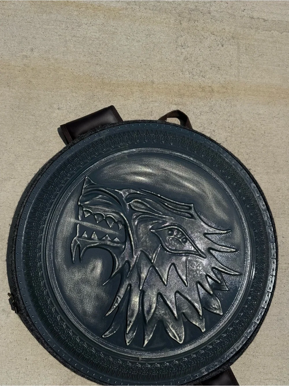 Thinkgeek round leather